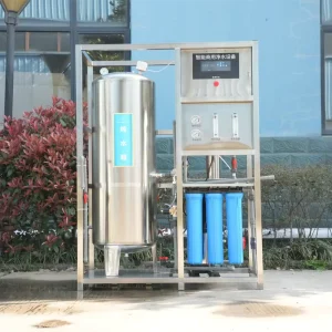 Industrial Water Filter System Treatment Machine PLC Motor Stainless Steel Pump Pressure Vessel Engine Bearing Reverse Osmosis