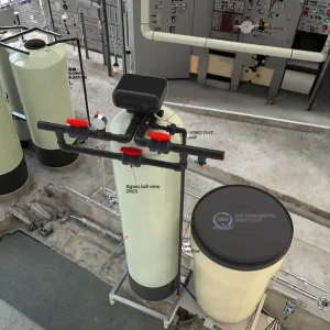 Industrial Water Softener Filter Purification System PLC Panel Engine Pump Motor 0.5t-10t Hardness Reduction SALT REMOVE