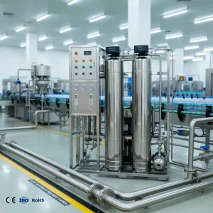 Industrial Water Treatment Machinery 500LPH 12TPD Food-Grade Pure Water Purification System