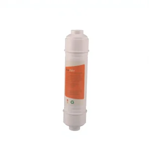 Inline GAC CTO Activated Carbon Filter Reverse Osmosis Water Filter CE Certified 5 Micron 10 Inch Commercial Use