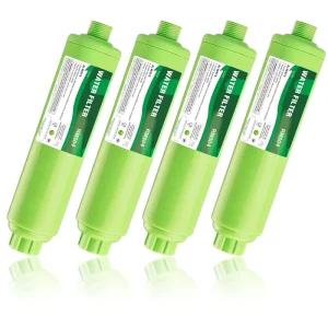 Inline RV Water Filter for RV and Marine Use 4 Pack