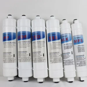Inline Water Filter Cartridge for Household Water Filtration Systems