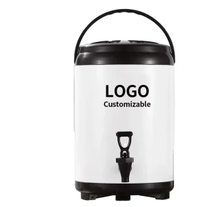 Insulated Beverage Dispenser for Milk Tea, Coffee and Cold Drinks, Home and Commercial Use