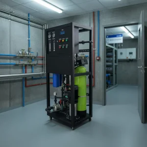 Integrated Commercial Reverse Osmosis Water Filter System with PLC Controlled Pump and 1 Year Warranty for Drinking Water