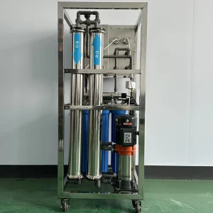 Integrated Compact 500LPH Reverse Osmosis Water Treatment System for Laboratory and Commercial Use