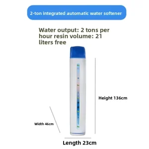 Integrated Household Commercial Fully Automatic Water Softener 1/2/15 Tons 220V 1000L/h for Removing Limescale