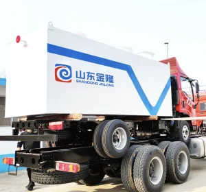 Integrated Wastewater Treatment Plant PLC Automatic Control Motor Engine Bearing 20000L Hour Capacity for Factory Domestic