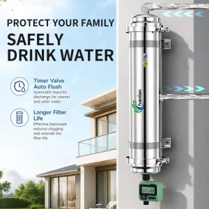 Intelligent Drainage System 304 Stainless Steel High Traffic Volume Whole-House Water Purification Filter