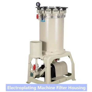JK Series Electroplating Filter Housing PP PVDF Chemical Filter for Plating Bath Filtration System