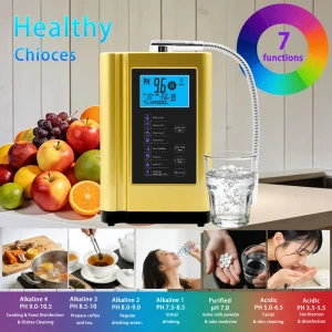 Japan Technology Water Machine 5-Plate Alkaline Ionizer with Platinum Coating for Household Drinking Water