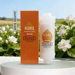 Jasmine Fragrance Shower Aromatherapy Shower Head Filter Purification Dechlorination Skin Beautifying Booster for Apartment