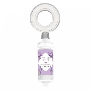Jasmine Fragrance Shower Filter Head Visible Water Filter Cartridge for Baby Kids Sensitive Skin Bathing