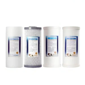Jumbo 10 Inch Whole House Pre-Filter Cartridge, PP Cotton, Coconut Shell Activated Carbon, Composite