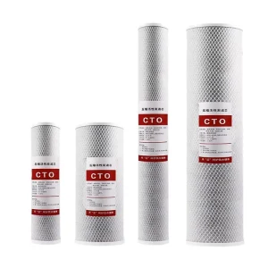 Jumbo 20-Inch Activated Carbon Water Filter Cartridge, PP CTO GAC Filter