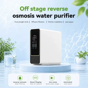 Kitchen High Flow 600 GPD Reverse Osmosis Water Filter System 5 Stage Filtration App Controlled Plastic Countertop for Outdoor