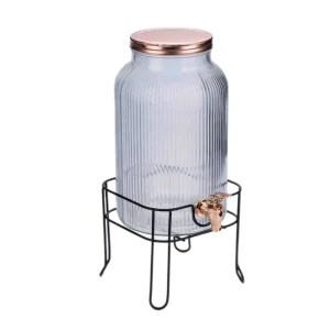 Kitchen Liquid Cold Tea Fruit Juce Beverage Liquor Coffee Water Glass Dispensers With Tap