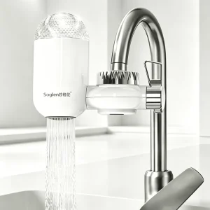Kitchen Tap Water Filter Transparent Dome Top Multi-stage Filtration Household Water Purifier Easy Installation No Tools
