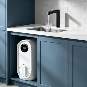 Kitchen Under Sink Hydrogen Water Purifier RO 5 Stage Filter PEM SPE 600G Tankless Smart Touch Faucet Drinking Manufacturer