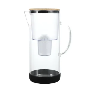 Kitchen Use Drinking Water Filter Glass Water Pitcher Reduce Chlorine Heavy Metal