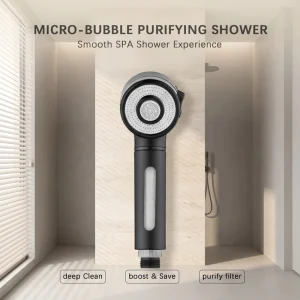 Korean KC Certified ABS Handheld Filtered Shower Head High Pressure Water Saving Bathroom
