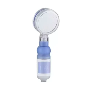 Korean Style Chrome Vitamin C Shower Head Polished Plastic Bathroom Water Filter Rain Jet Spray Pattern Fragrance