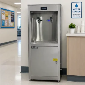 LED Display Cold Water Dispenser Electric Drinking Water Fountain Commercial Freestanding Water Dispenser