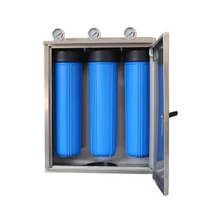 LEVAO Australia Jumbo Stainless Steel Big Blue Whole House Water Filtration System