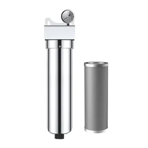 LI-8T 316 Stainless Steel Mesh 40 Micron Pre-Filter Manual 8T Flow Whole House Water Filter 36-Month Life Hotel Use