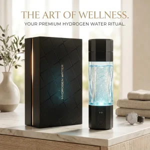 LOW MOQ CUSTOMIZE BPA Free Portable Intelligent 10000PPB USB Hydrogen Water Bottle for Office Home Travel