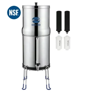 LT-2.25A NSF-Certified Gravity-Fed Water Filtration System Fluoride Chlorine Bacteria Reduction