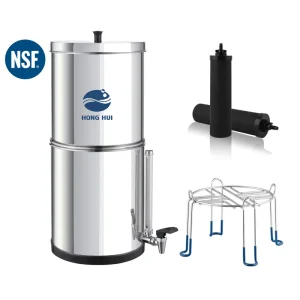 LT-2.25B NSF-Certified Gravity-Fed Water Filter System for Fluoride, Chlorine and Bacteria Removal