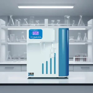 Lab Ultrapure Water Purifier with Storage, Distribution, and UV Protection