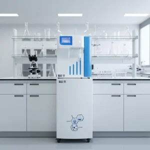 Lab ultra Pure Water Purifier System Integrates Storage Distribution and Point of Use Filtration Into a Unified Water Solution