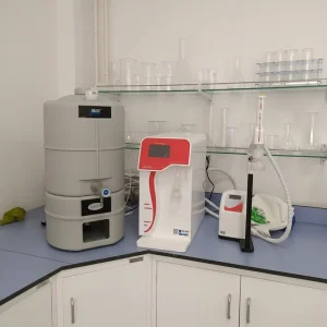 Laboratory Ultrapure Water Generator System 10 L/H with Integrated Storage and Distribution Package