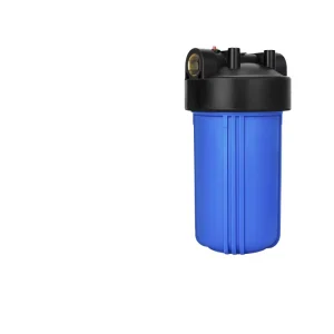 Large Blue Bottle Whole House Manual Pre-filter Water Purifier Plastic PP Cotton Activated Carbon System for Sediment and Rust