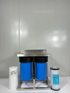 Large Blue Portable Outdoor Household Water Filter 10 20 inch Dual stage Purification System