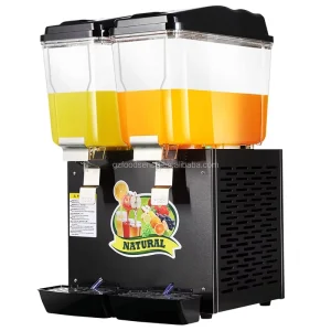 Large Capacity 2 3 Tanks Drink Dispenser 16L 32L 48L Cold Juice Milk Dispenser with Pump Engine Mixed Beverage Machine Equipment