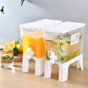 Large Capacity 3.5 L Single Plastic Juice & Cold Drink Beverage Dispenser with Spigot