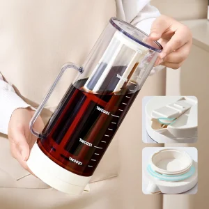 Large Capacity Household Circular Flip Cold Water Kettle Filter Water Jug Tea Pots Water Plastic Pitcher With Handle Tea Kettle