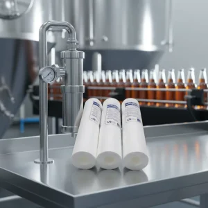 Large Dirt Holding PP Melt Blown Filter Cartridge for Food Beverage Factory Water System