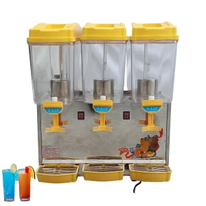 Large Electric Automatic Beverage Dispenser with 3 Tanks for CO2 Infused Drinks
