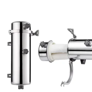 Large Flow 1000-10000 L/H Whole House Water Treatment System Pvdf Washable Uf Membrane 304 Stainless Steel Water Filter System