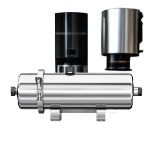 Large Flow Stainless Steel Countertop Whole House Water Purifier Manual PVDF Ultrafiltration Membrane Filter 0.01 Household