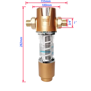 Large Flow Water Purifier Large Flow Water Purifier Full House Stainless Steel Front Filter Water Treatment System