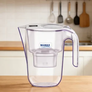 Large Manual Activated Carbon Water Filter Pitcher 3.2L Eco Friendly Outdoor Use