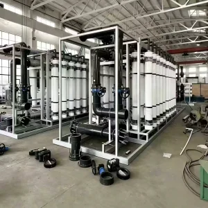 Large-Scale Industrial Water Purifier Treatment Equipment UF Ultrafiltration 10000L/h Capacity 220V for Livestock Farms