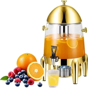 Large Stainless Steel Drink Dispenser Beverage Container for Parties Buffets Catering Punch Juice Lemonade Tea Water