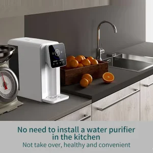 Large Tank Instant Heating Compact 4 Stage RO Water Purifier Household Direct Drinking Countertop Water Dispenser