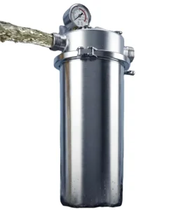 Large White-Body Pre-Filter Mineral-Retaining High-Flow Stainless Steel Whole-House Central Water