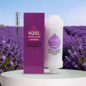 Lavender Fragrance Shower Aromatherapy Shower Head Filter Purification Dechlorination Skin Beautifying Booster for Apartment